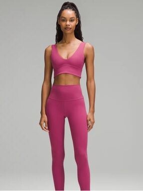 Lululemon Washed Mauve Align V-Neck Sports Bra 4